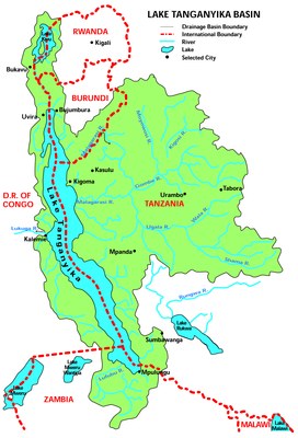 Lake Tanganyika Map