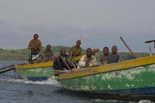 Returning in boat