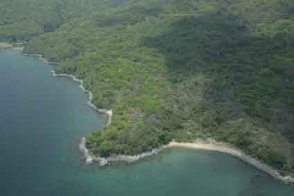 Mahale NP shoreline